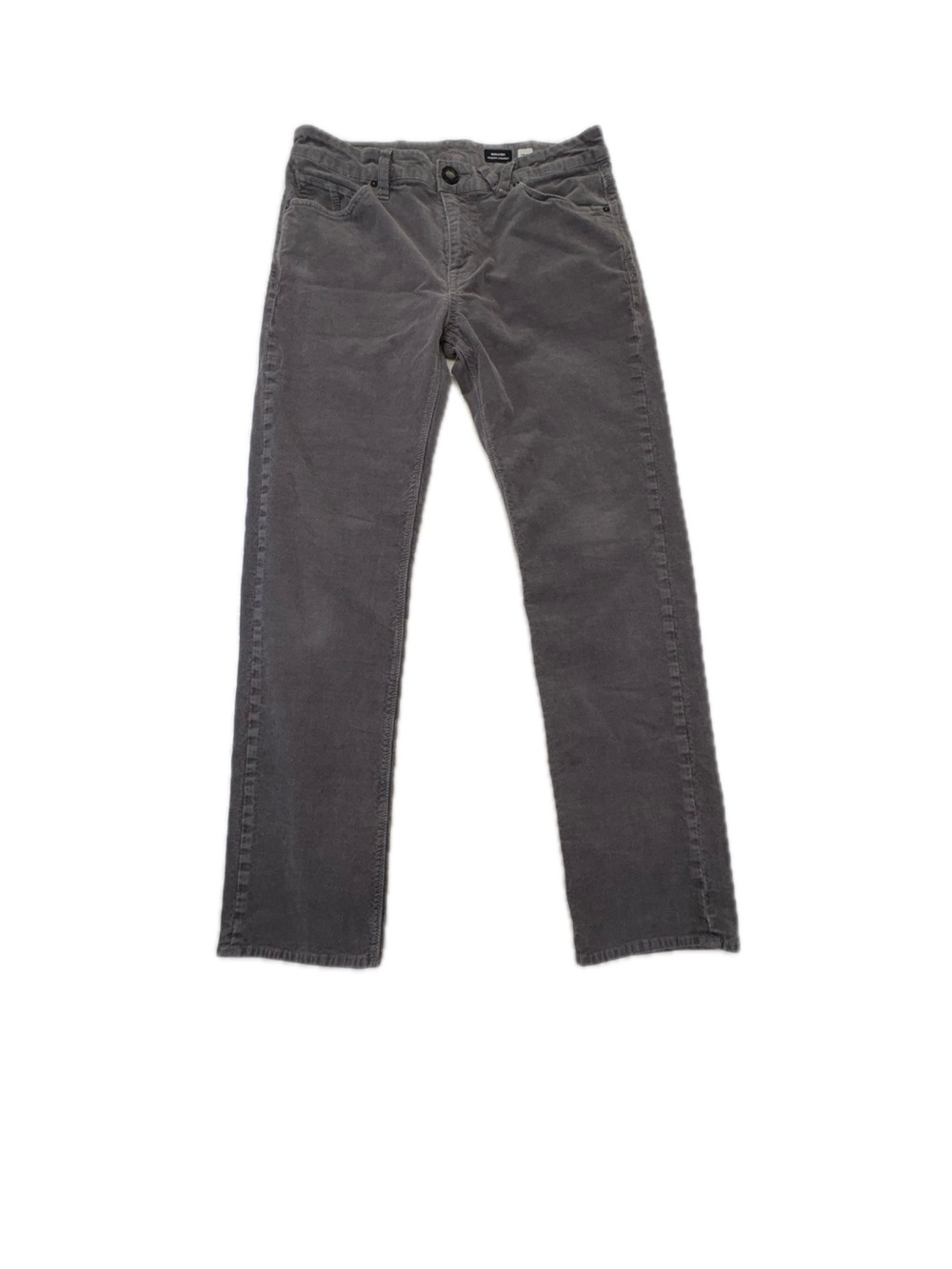 Volcom Solver Modern Straight Corduroy Pants Grey Men's Size 32